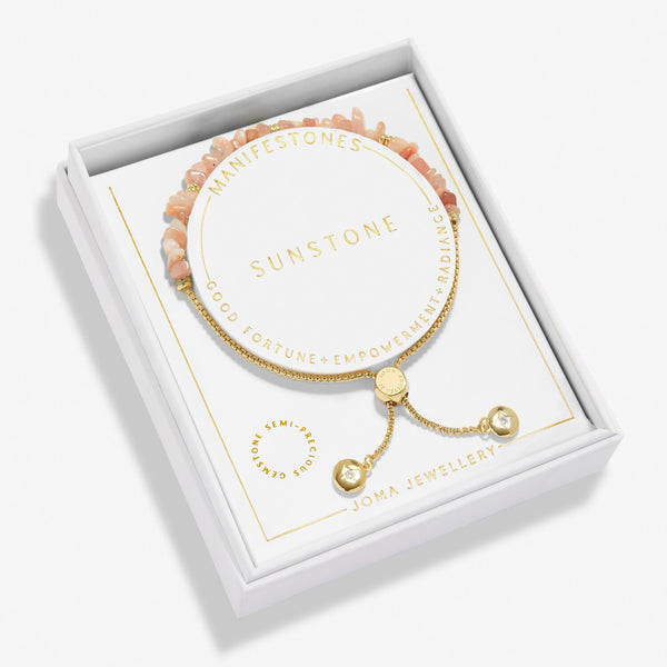 Joma Jewellery Manifestones Sunstone Bracelet