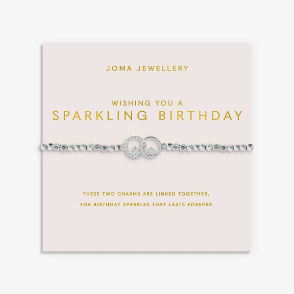 Joma Jewellery Forever Yours 'Sparkling Birthday' Bracelet