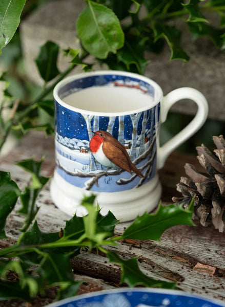 Emma Bridgewater Midnight Robin 1/2 Pint Mug