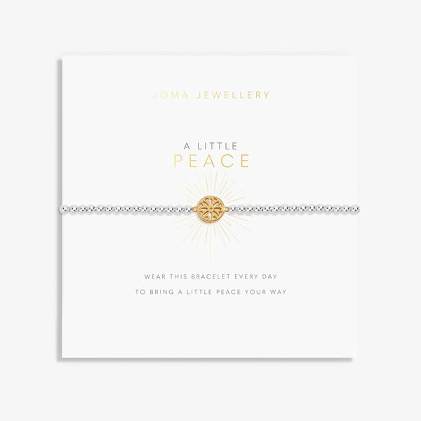 Joma Jewellery A Little 'Peace' Bracelet in Silver