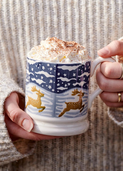 Emma Bridgewater Christmas Icons Deer 1/2 Pint Mug