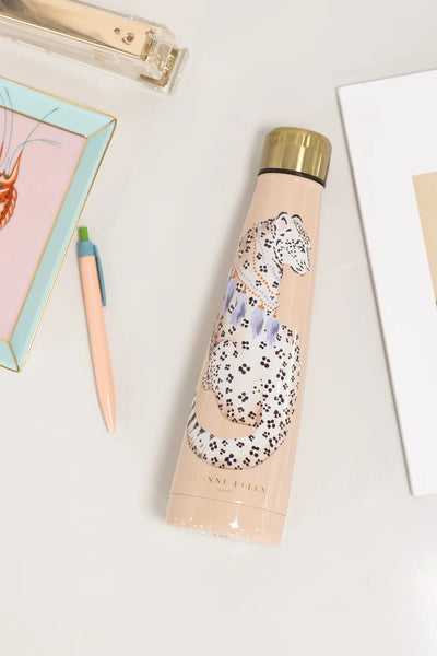 Yvonne Ellen Cheetah Stainless Steel Bottle