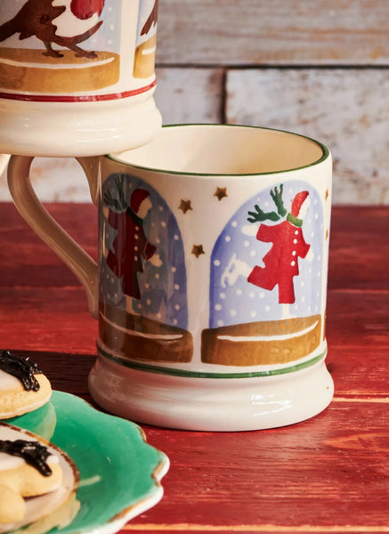 Emma Bridgewater Ice Skater Globe 1/2 Pint Mug