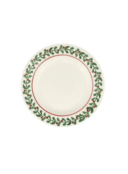 Emma Bridgewater Tiny Holly Small Side Plate, 6.5 Inch