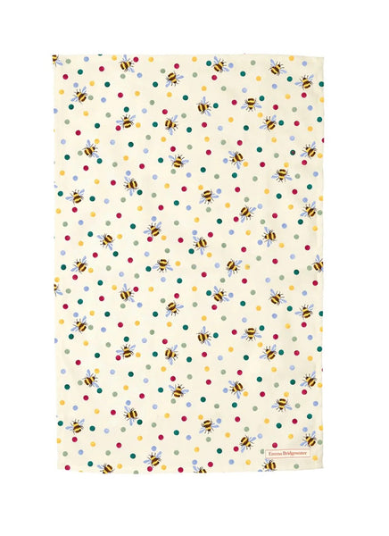 Emma Bridgewater Bumblebee & Small Polka Dot Tea Towel