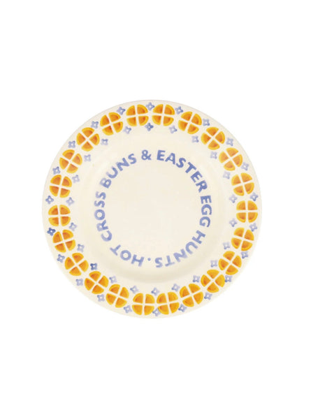 Emma Bridgewater Hot Cross Buns Medium Dinner Plate - 8.5 Inch