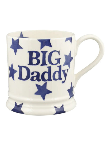 Emma Bridgewater Big Blue Star Big Daddy 1 Pint Mug
