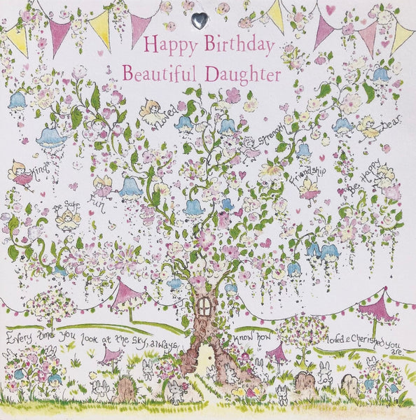 The Porch Fairies Card - Beautiful Daughter