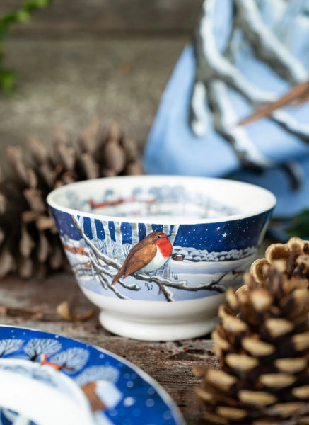 Emma Bridgewater Midnight Robin Small Old Bowl