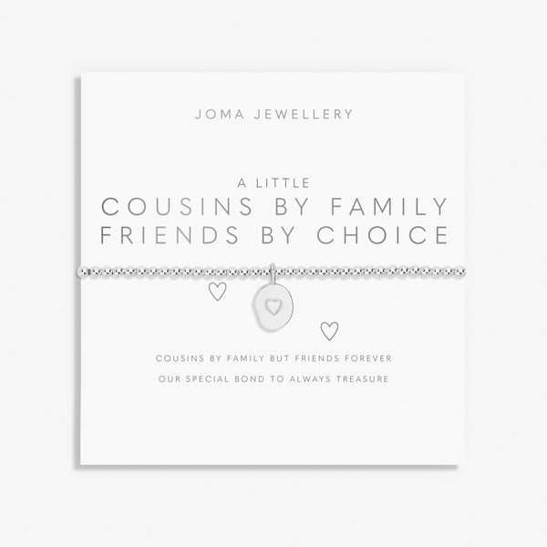 Joma Jewellery A Little 'Cousins By Family Friends By Choice' Bracelet