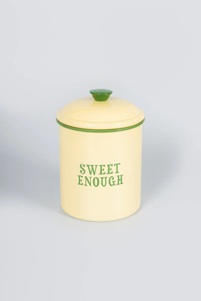 Yvonne Ellen Enamel Storage Tin - Sugar