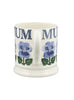 Emma Bridgewater Blue Pansies Mum 1/2 Pint Mug