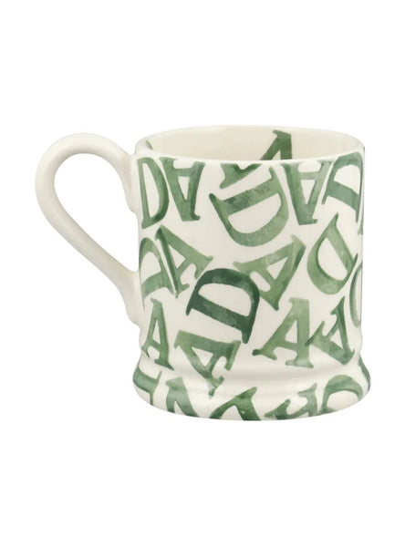 Emma Bridgewater D.A.D Green 1/2 Pint Mug