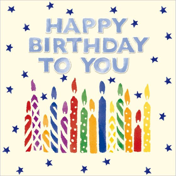 Emma Bridgewater Birthday Candles Card