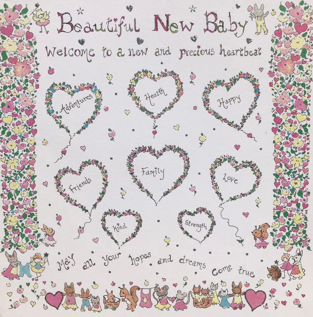 The Porch Fairies Card - New Baby