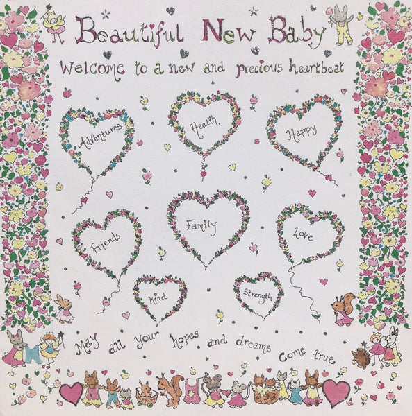 The Porch Fairies Card - New Baby