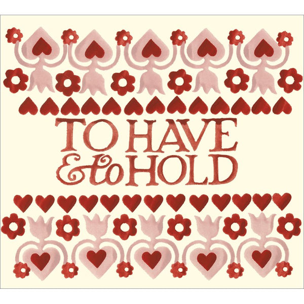 Emma Bridgewater To Have & To Hold Card