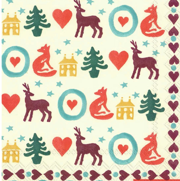 Emma Bridgewater Christmas Brights Cocktail Napkins