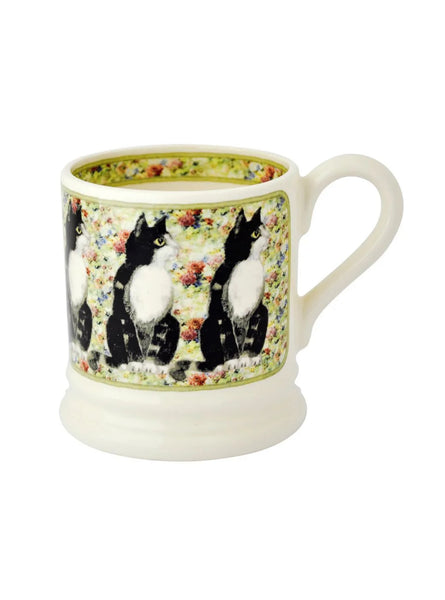 Emma Bridgewater Black & White Cat 1/2 Pint Mug