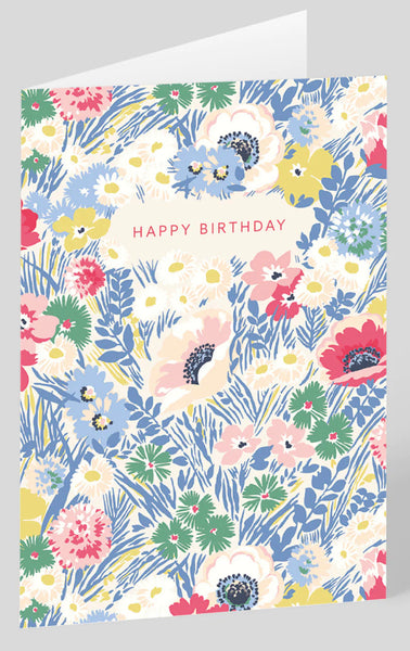 Cath Kidston Meadow Floral Birthday Card