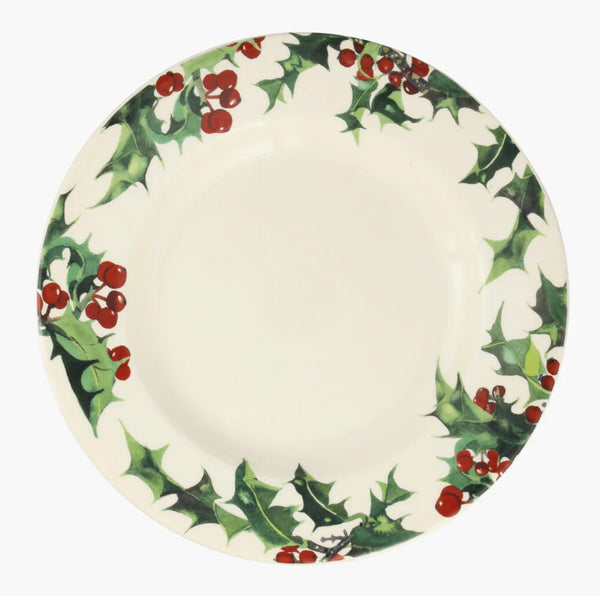 Emma Bridgewater Trees & Leaves Holly 10 1/2 Inch Plate
