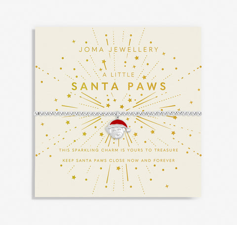 Joma Jewellery 'Santa Paws' Kids' Christmas A Little Bracelet