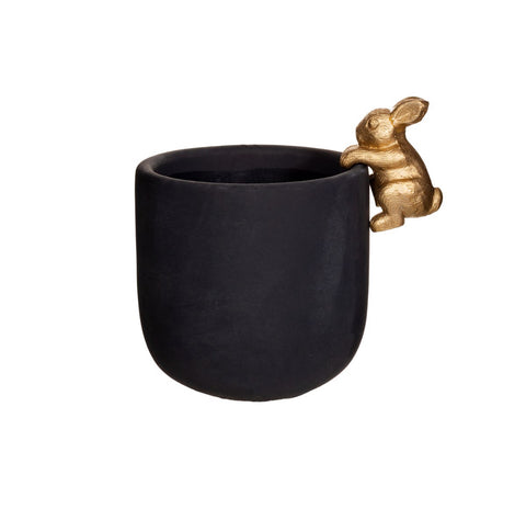 Golden Rabbit Planter