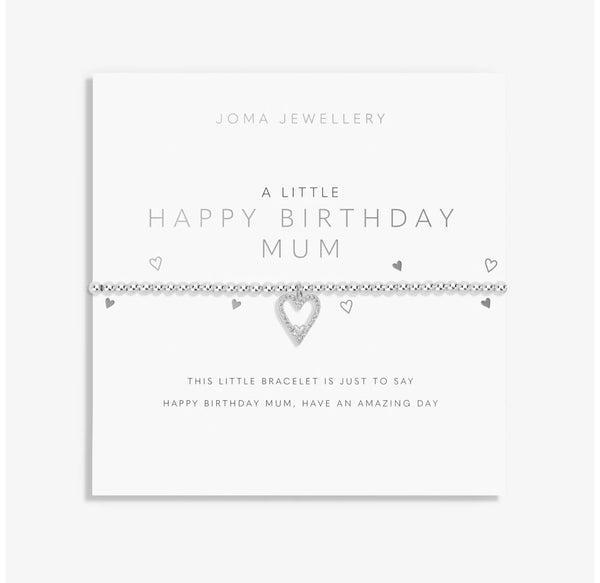 Joma Jewellery A Little 'Happy Birthday Mum' Bracelet
