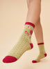 Powder Ladies Ladybird Ankle Socks - Sage