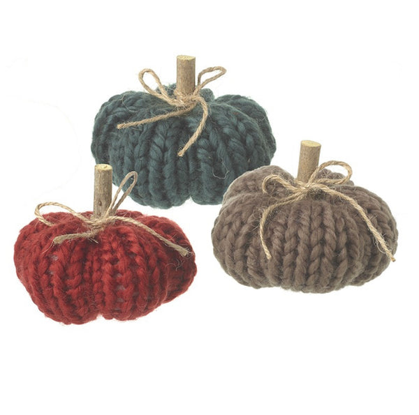 Knitted Mini Pumpkin