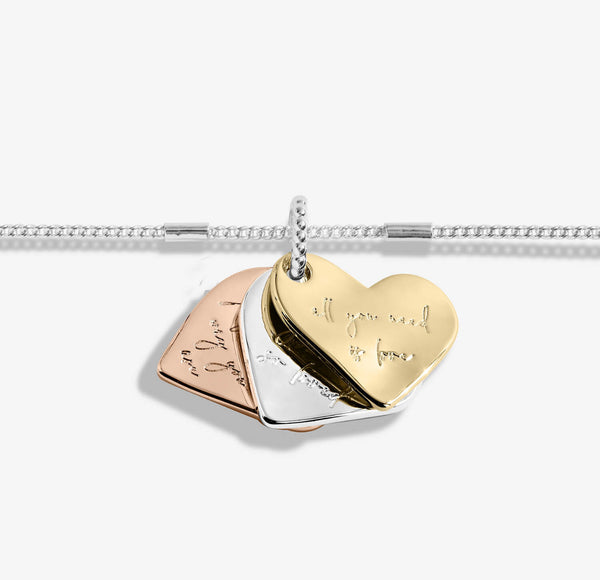 Joma Jewellery Affirmation Discs 'Love' Bracelet