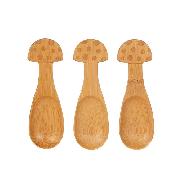 Sass & Belle Mushroom Bamboo Spoons - Set Of 3
