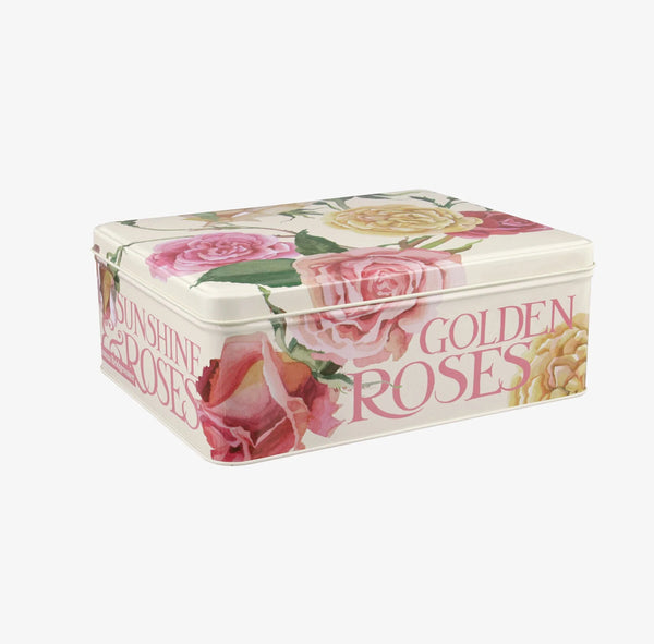 Emma Bridgewater Roses All My Life Medium Shallow Tin