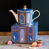 Sara Miller Lattice Windows Teapot