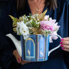 Sara Miller Lattice Windows Teapot