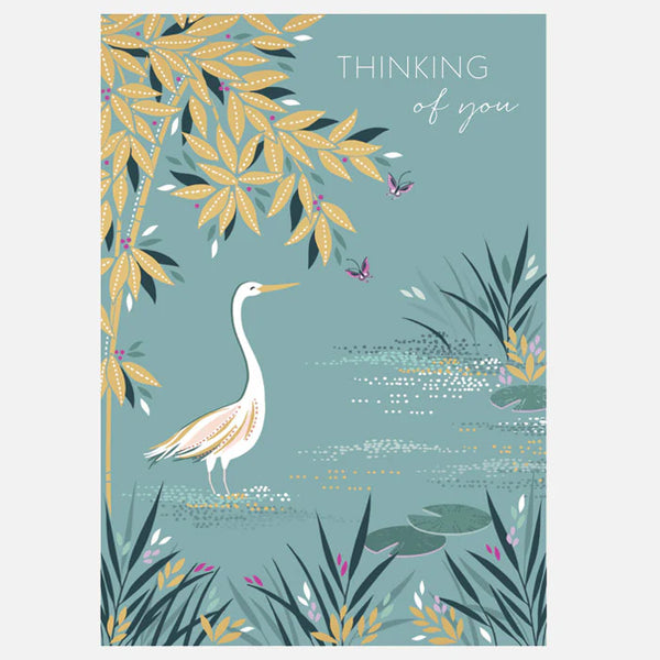 Sara Miller Tranquil Bird Thinking of You Card