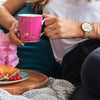 Sara Miller Pink Bird Mug