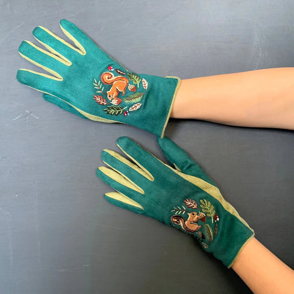 Secret Garden Squirrel Gloves