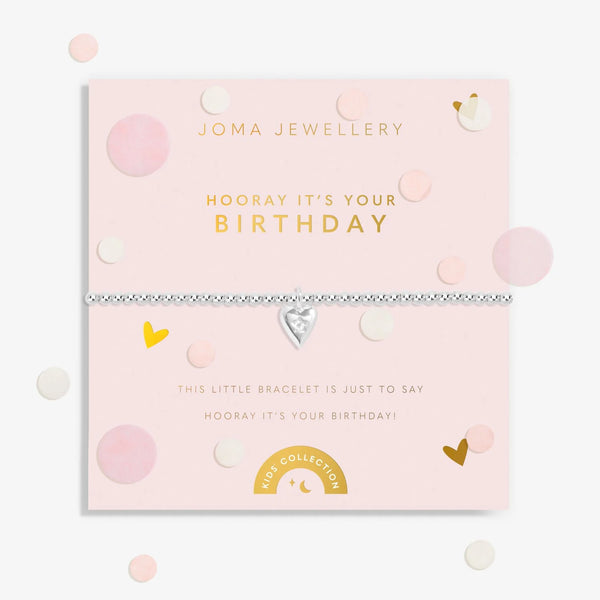 Joma Jewellery Kids' Confetti A Little 'Hooray It's Your Birthday' Bracelet