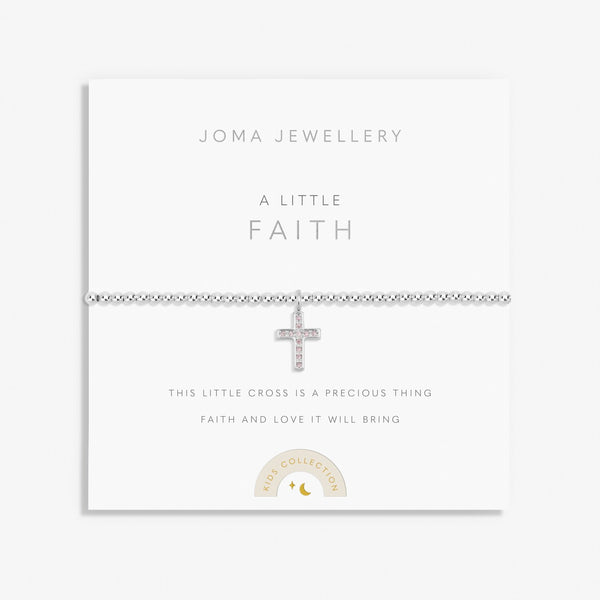 Joma Jewellery Kids' Confetti A Little 'Faith' Bracelet