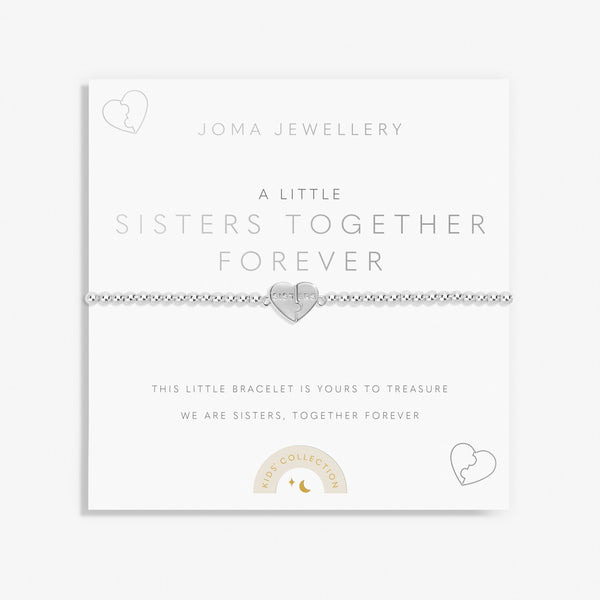 Joma Jewellery Kids' Confetti A Little 'Sisters Together Forever' Bracelet
