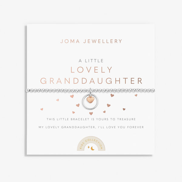 Joma Jewellery Kids' Confetti A Little 'Lovely Granddaughter' Bracelet