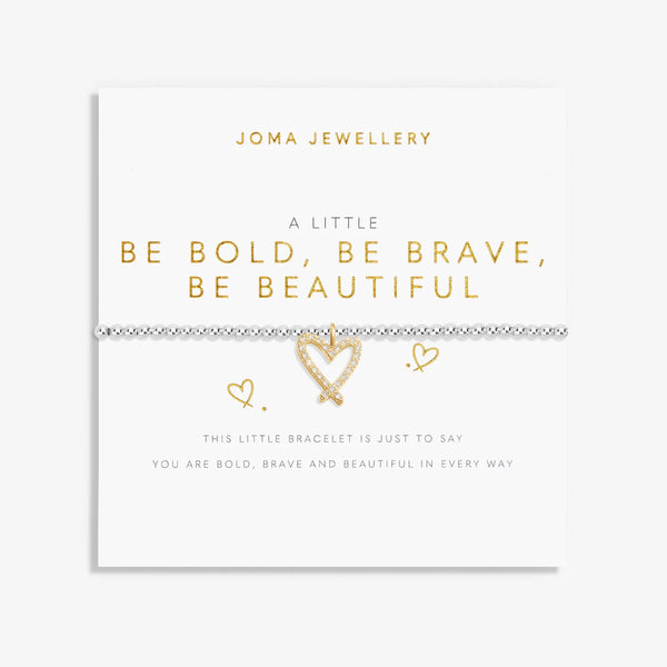 Joma Jewellery A Little 'Be Bold Be Brave Be Beautiful' Bracelet