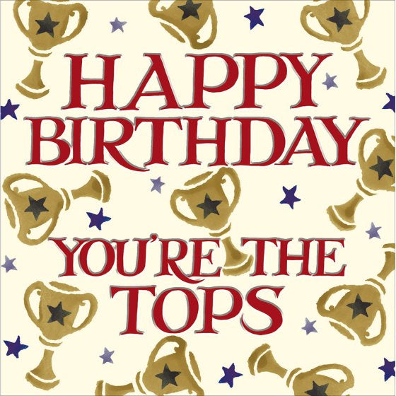 Emma Bridgewater You’re The Tops Birthday Card