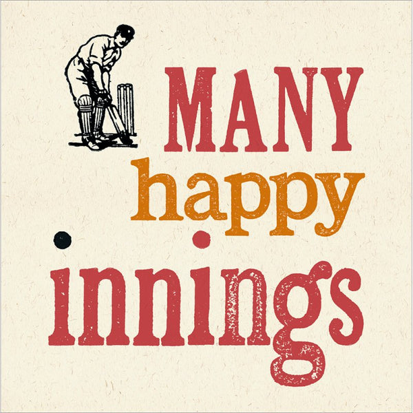 Potting Shed Press Happy Innings Card