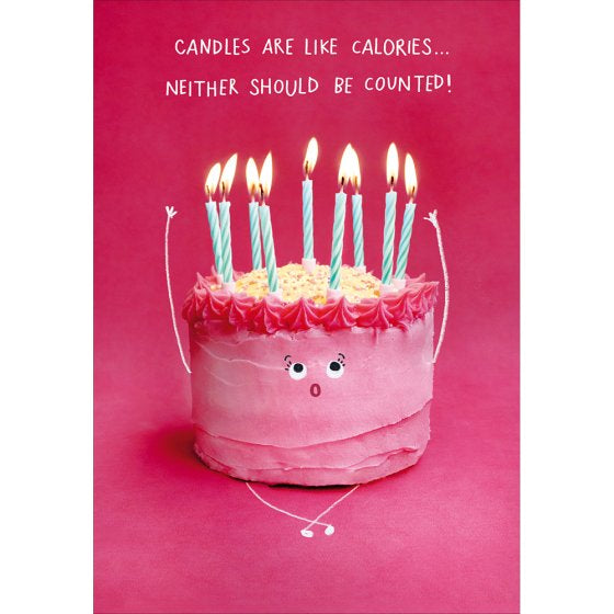 Calorie Candles Card