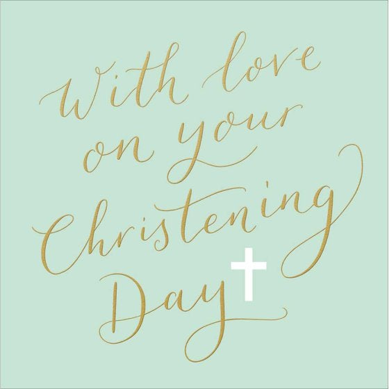 Christening Day Card