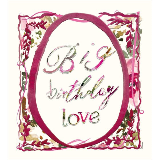 Big Birthday Love Card