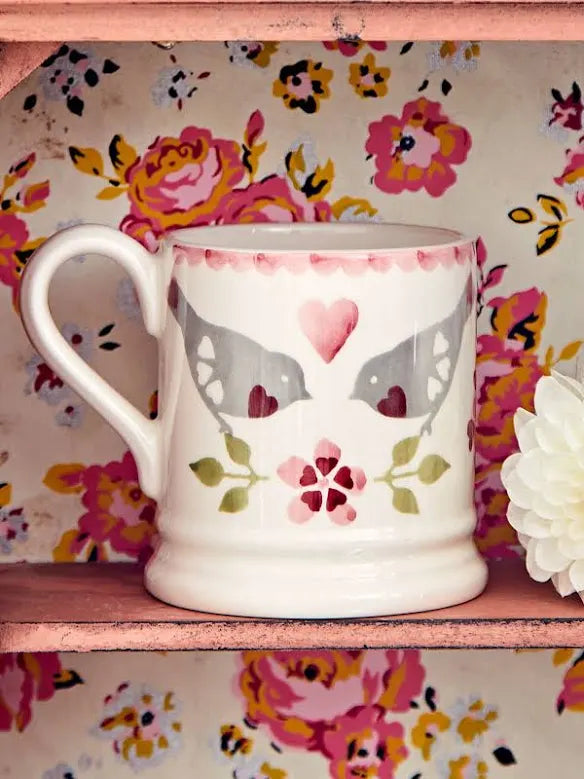 Emma Bridgewater Lovebirds 1/2 Pint Mug