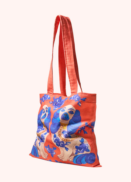 Powder Canvas Tote Bag - Splendid Spaniels